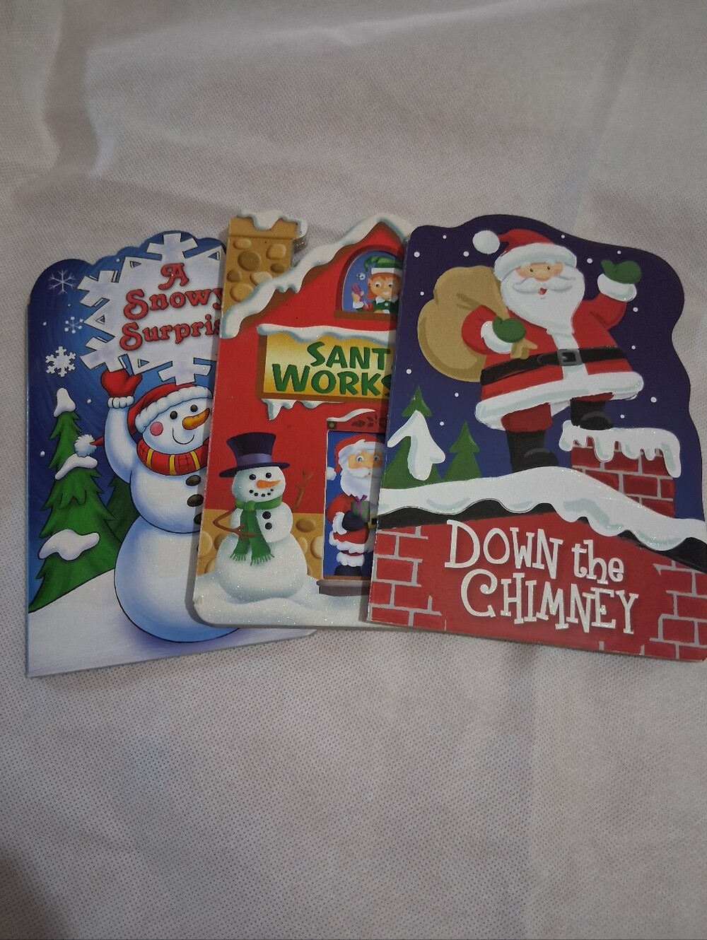 Santa's Workshop Holiday Book - Red 3 Books - Picture 3 of 3